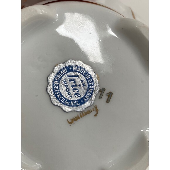 Vtg Irice Irving W Rice Made in germany porcelain Dish with lid - Picture 4 of 7